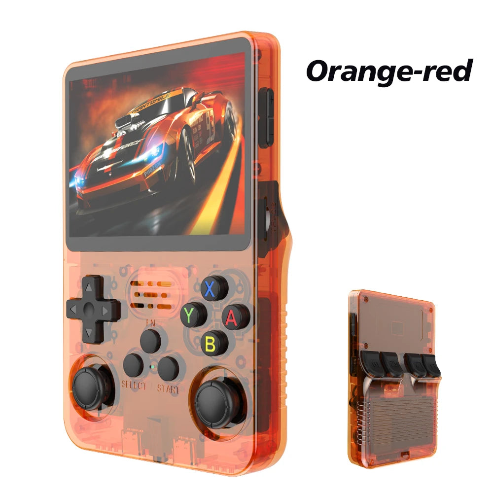 Open Source R36S Retro Handheld Game Console Linux System 3.5 Inch IPS Screen Portable Pocket Video Player 64GB Game Gift