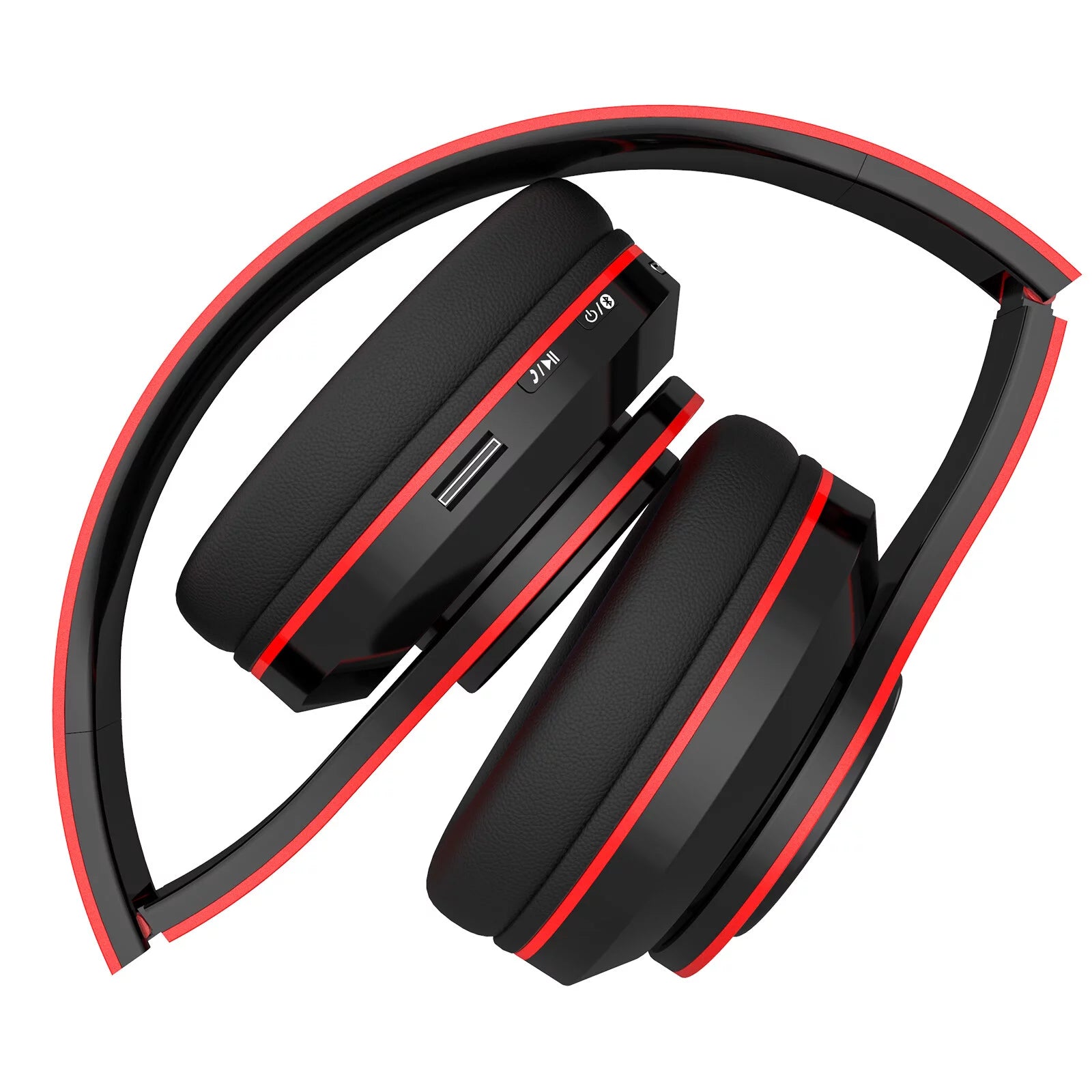 Wireless Headphones Super Bass Bluetooth Foldable Headphones Mic Stereo Earphones over Ear Rechargeable Headset