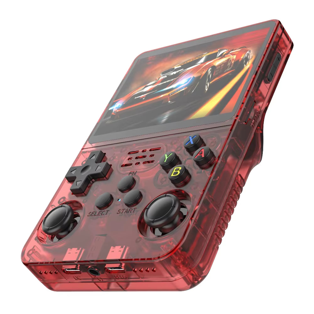 Open Source R36S Retro Handheld Game Console Linux System 3.5 Inch IPS Screen Portable Pocket Video Player 64GB Game Gift