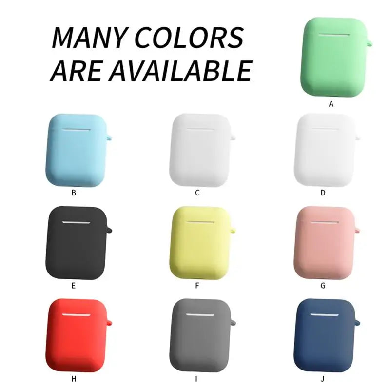 Bluetooth-Compatible Earphone Case Elastic Solid Color Cover Accessories Replacement for Airpods I9S/I10/I11 Grey