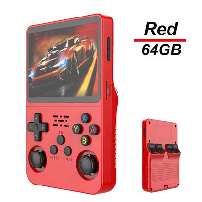 R36S Handheld Game Console 3.5Inch IPS Screen 128G Classic Retro Games Consoles Arkos System Portable Pocket Video Game Player