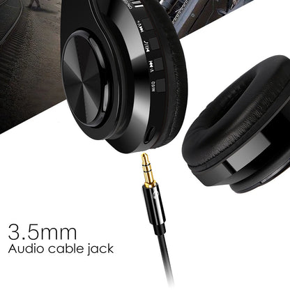 Foldable Bluetooth Noise-Canceling Over-Ear Headphones,Black,B3