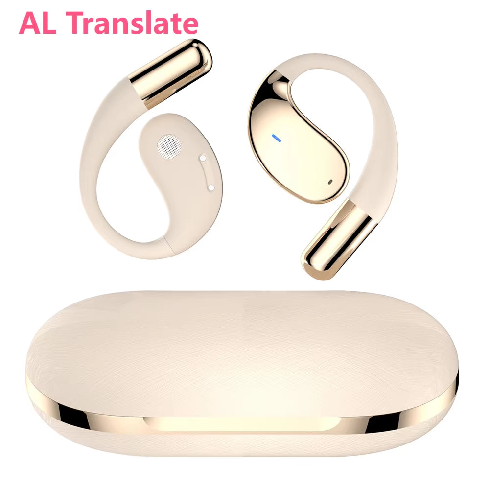 Wireless Simultaneous Interpreter Translation Headphones Business Instant Voice Translator Earphone Languages Translator Earbuds