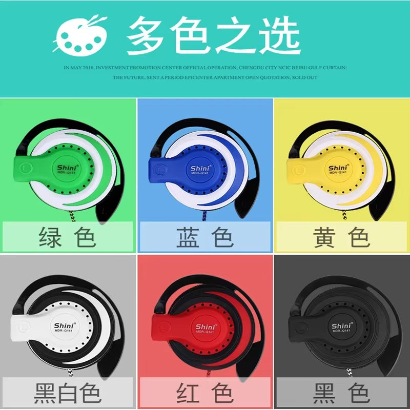 3.5Mm Ear Hook Headphones Noise Cancelling Headset Earbud Super Bass Earphones for Xiaomi Iphone Samsung MP3 PC Mobile Phone